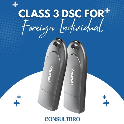 Class 3 Digital signature for Foreign Individual